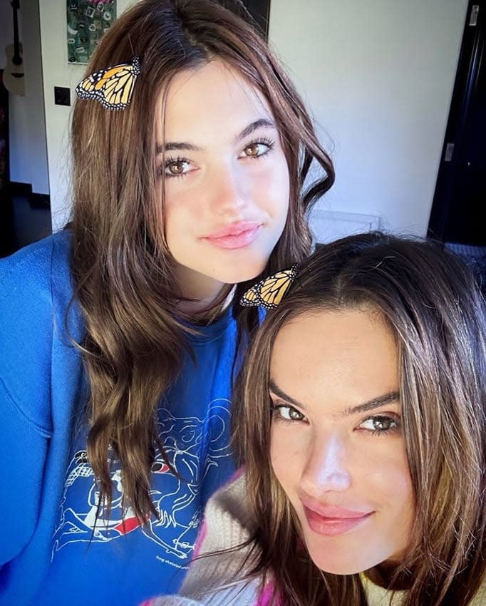 Alessandra Ambrosio con su hija Anja