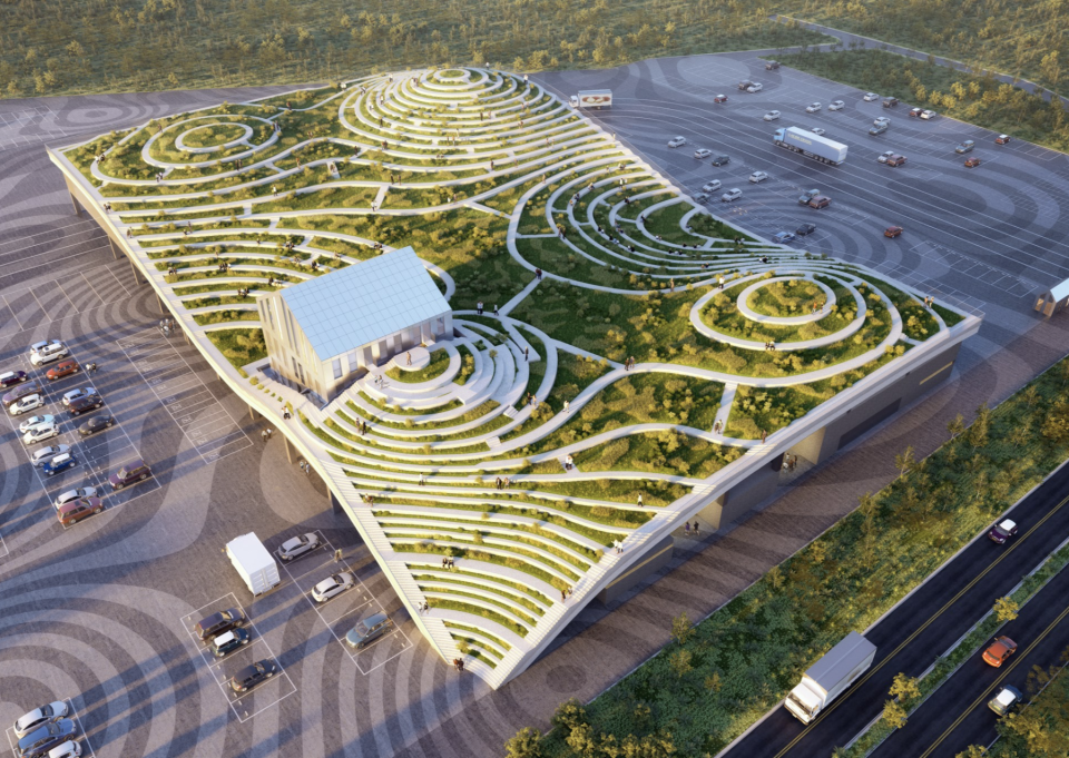 <p>台南新化果菜市場預計於2021年開放｜Tainan’s Xinhua Fruit and Vegetable Market is scheduled to open to public in 2021. (Courtesy of MVRDV)</p>
