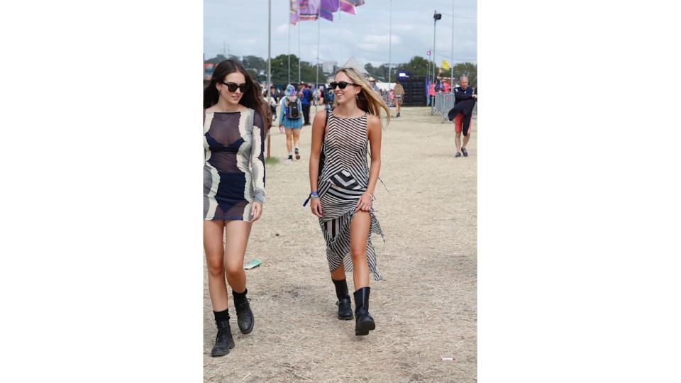 Lila Moss and Stella Jones, Glastonbury 2024