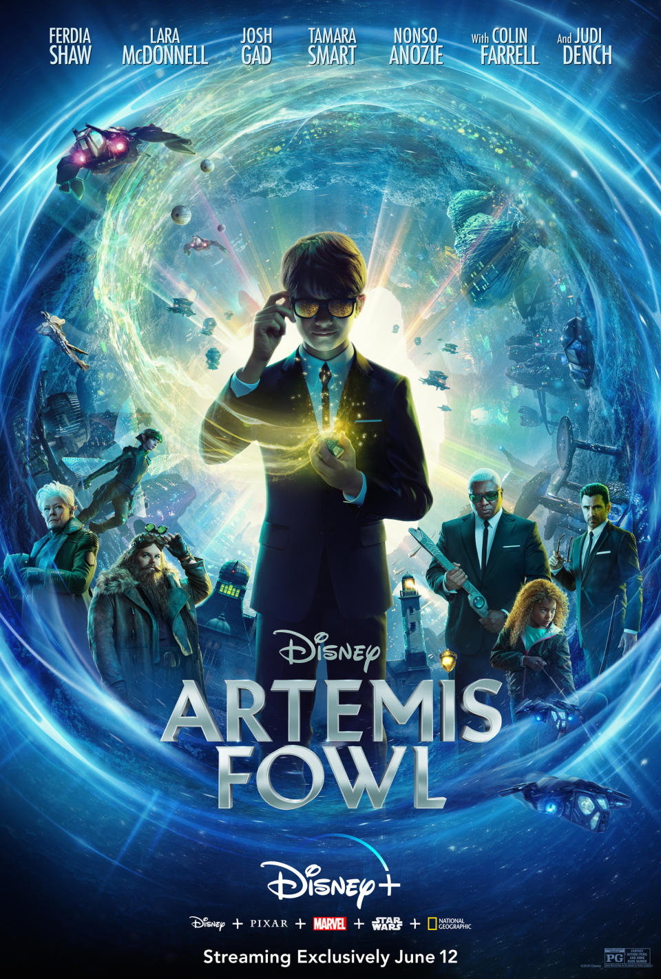 The final poster art for Artemis Fowl. (Disney)