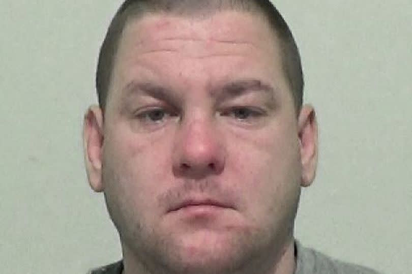 Martin Hoggarth has been jailed for spitting at police officers. (Reach)