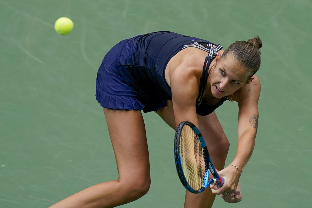 Karolina Pliskova is still seeking her first Grand Slam title. (AP Photo/Seth Wenig)