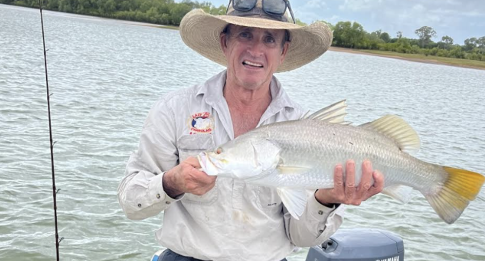 Greg Barr pictured fishing.