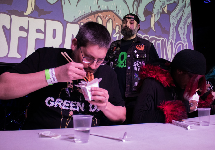 Garlic eating contest at Nosferatu Festival | Courtesy Outsider Visuals