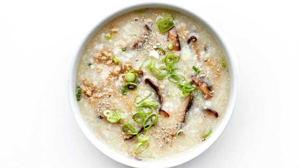 Or make it a top-your-own congee party.