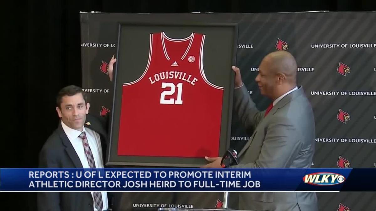 Louisville promotes Heird to full-time athletic director