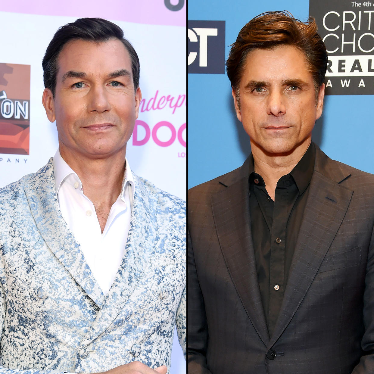 Jerry O'Connell Side Eyes John Stamos Memoir Again