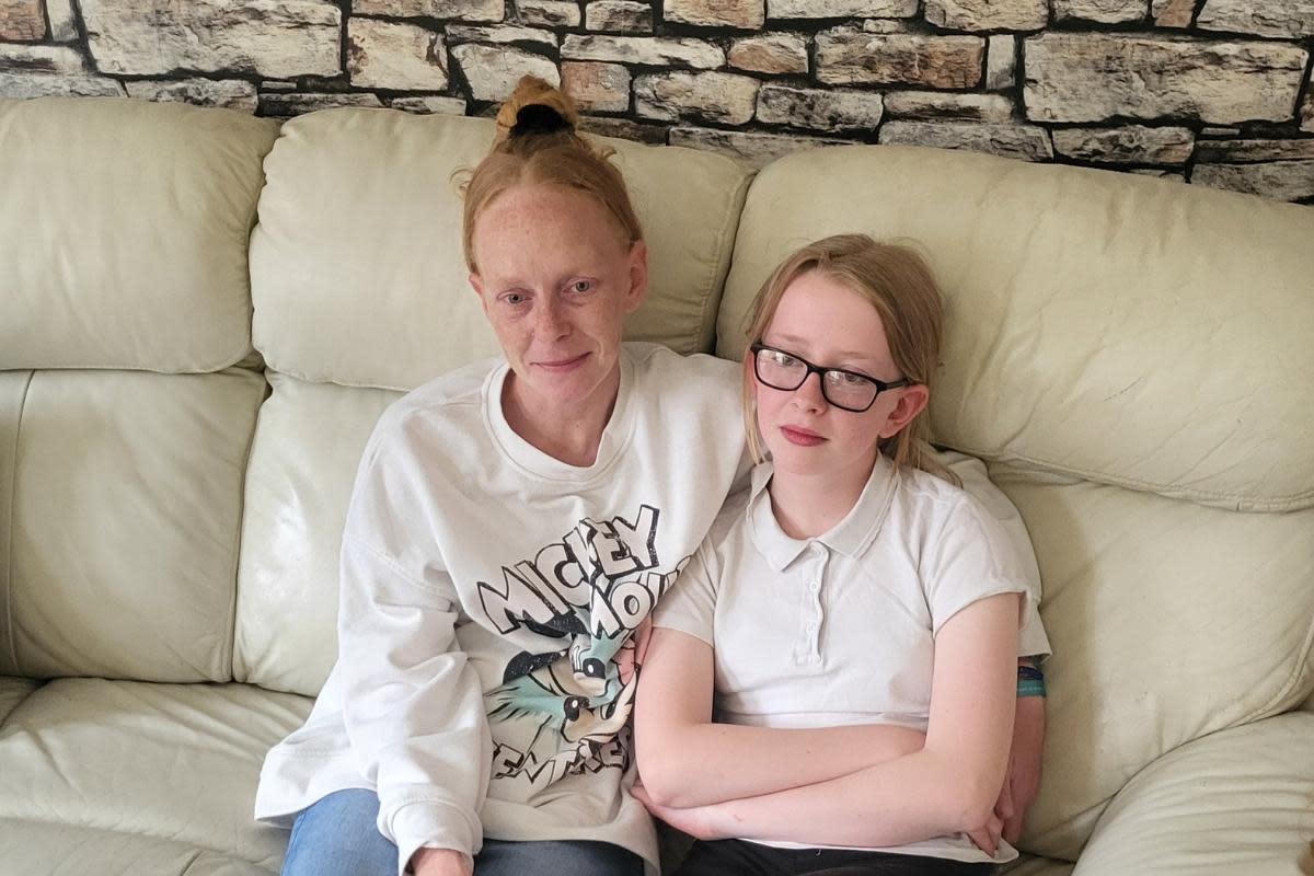 Samantha North, left, has slammed Hellingly Primary School for only offering her daughter Lea, right, a 48-hour residential trip to celebrate the end of Year 6 <i>(Image: Samantha North)</i>