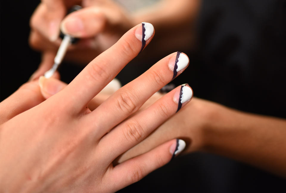 Picture of NYFW Nails Striped