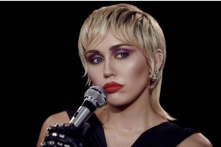 Miley Cyrus in "Midnight Sky." (Photo: YouTube)