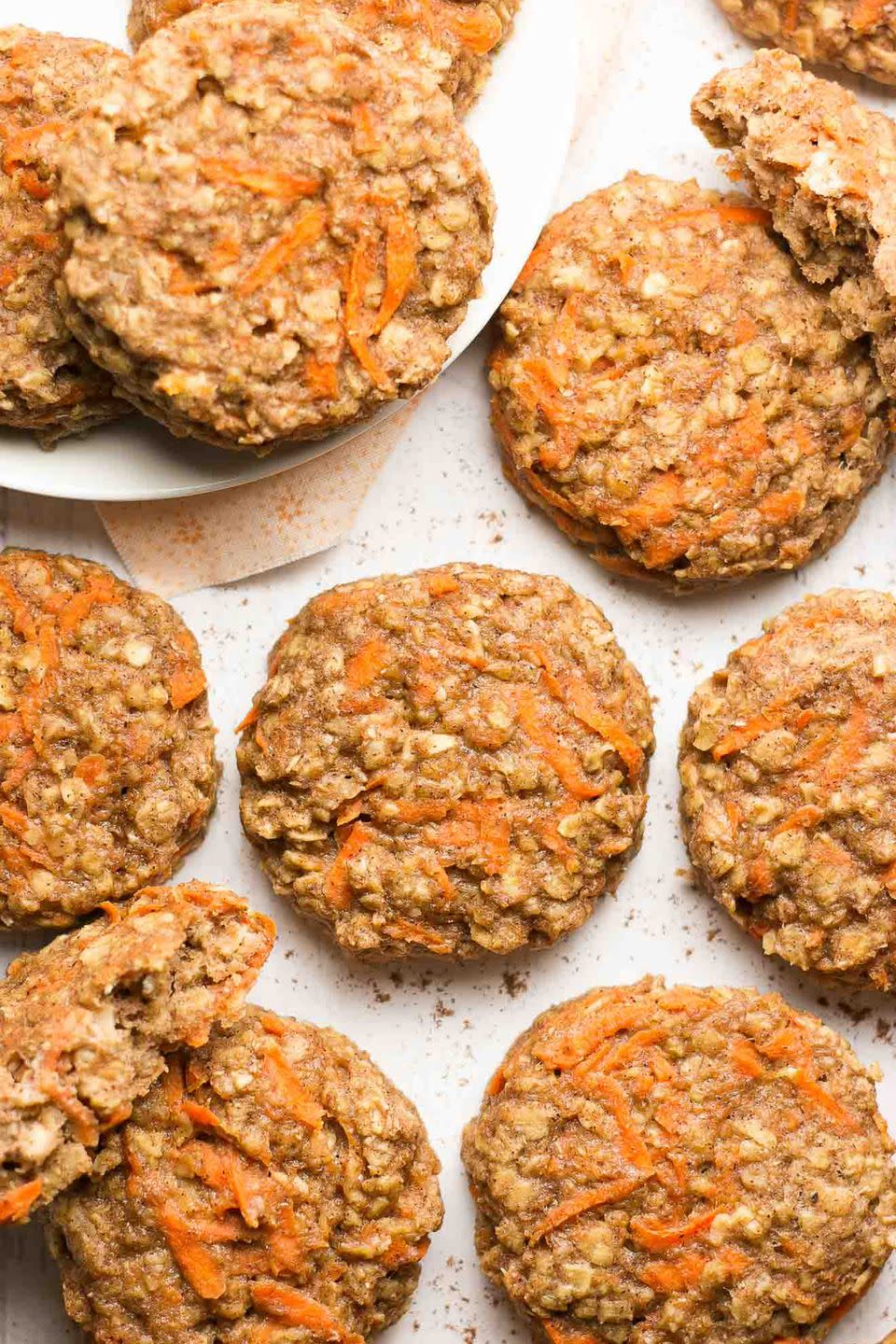 Carrot Cake Oatmeal Cookies