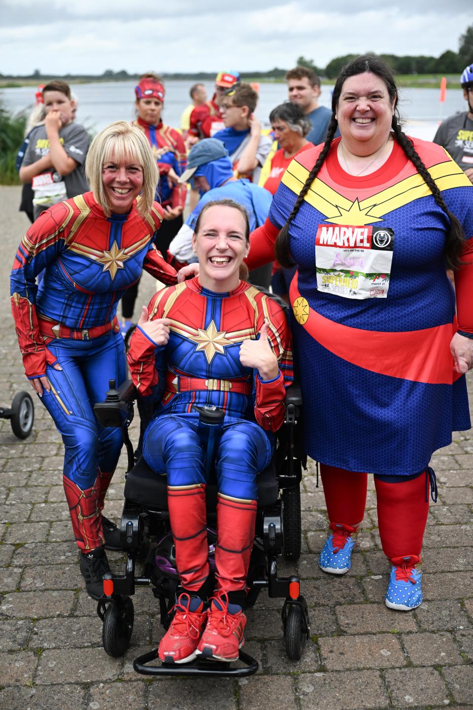 Sophie Christiansen at the Superhero TRI (Superhero TRI powered by Marvel/Andy Hooper/PA)