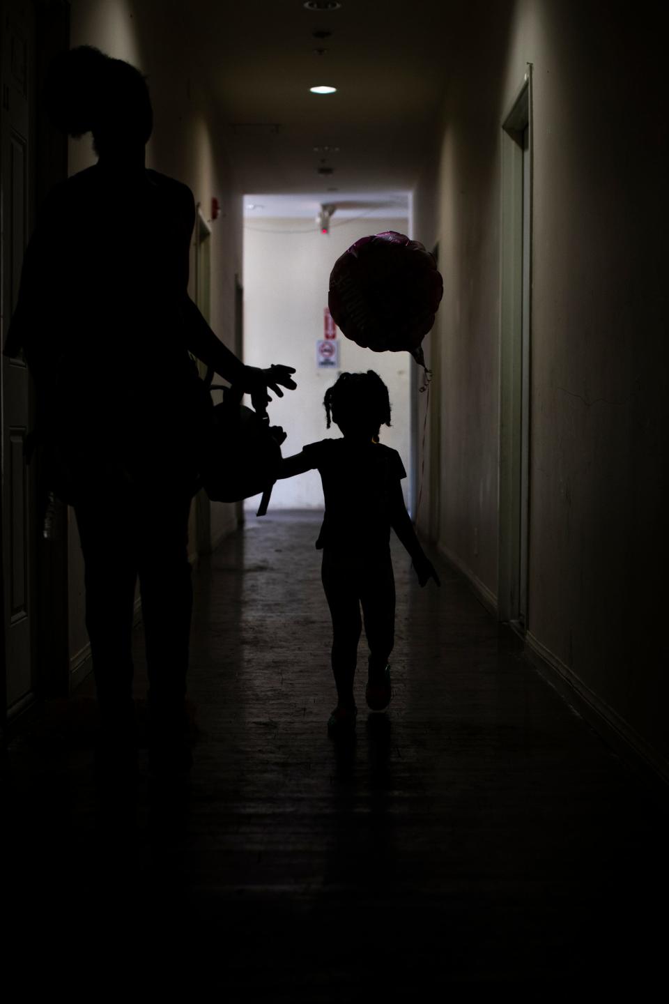 Hundreds of low-income tenants of an illegally converted dormitory building in San Bernardino, Calif., on October 5, 2022, need to find a new place to live. 