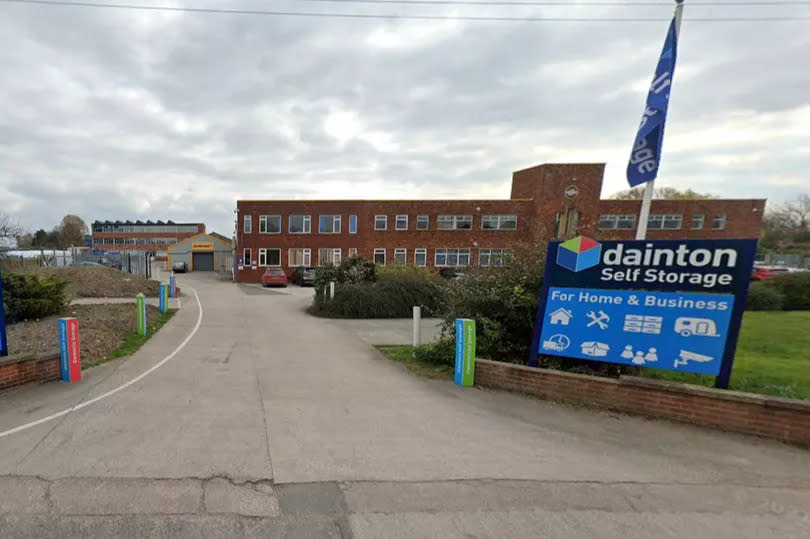 Entrance to the Crypton Technology Business Park on the A38 Bristol Road in Bridgwater