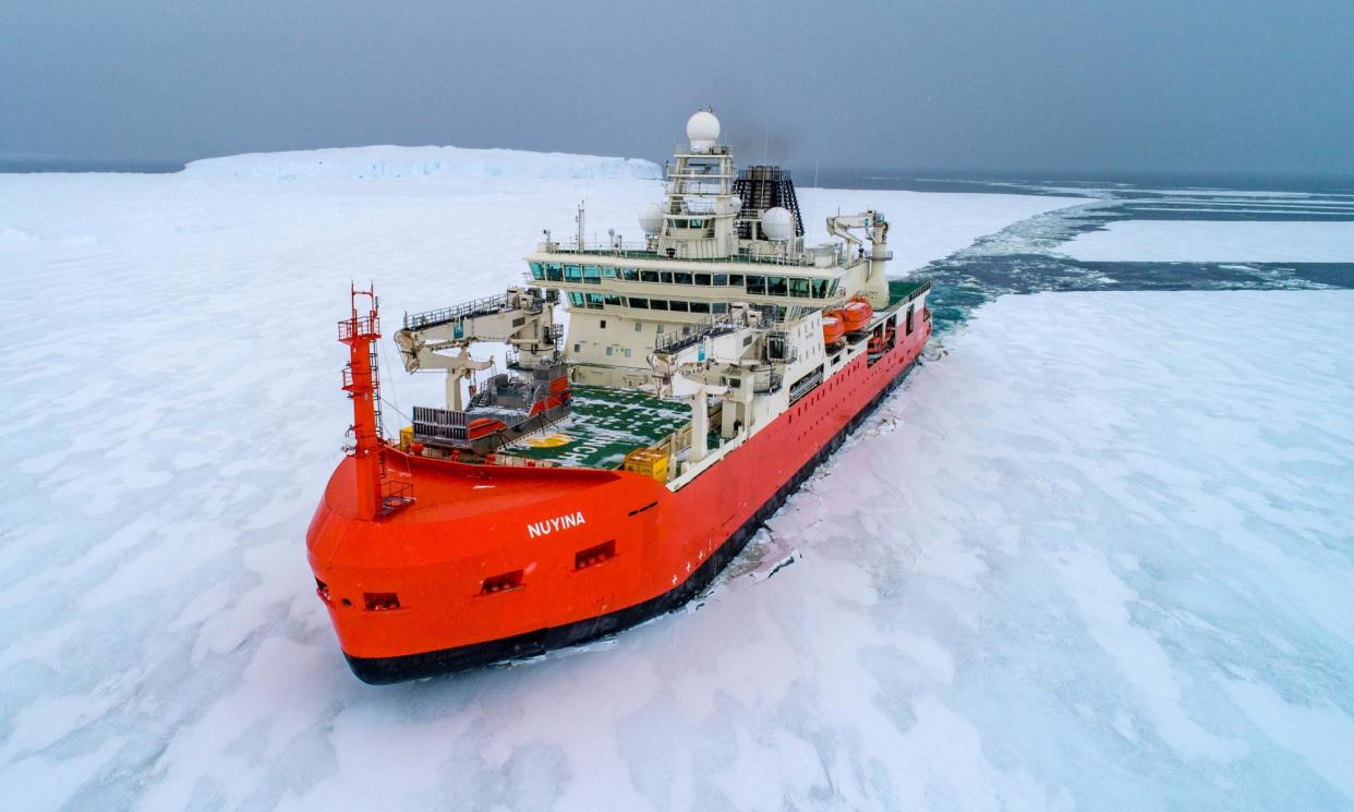 <span>The Antarctic icebreaker RSV Nuyina has not completed a scientific voyage since coming into service in 2021, instead being used for resupply missions, and has been plagued by technical problems.</span><span>Photograph: AP</span>