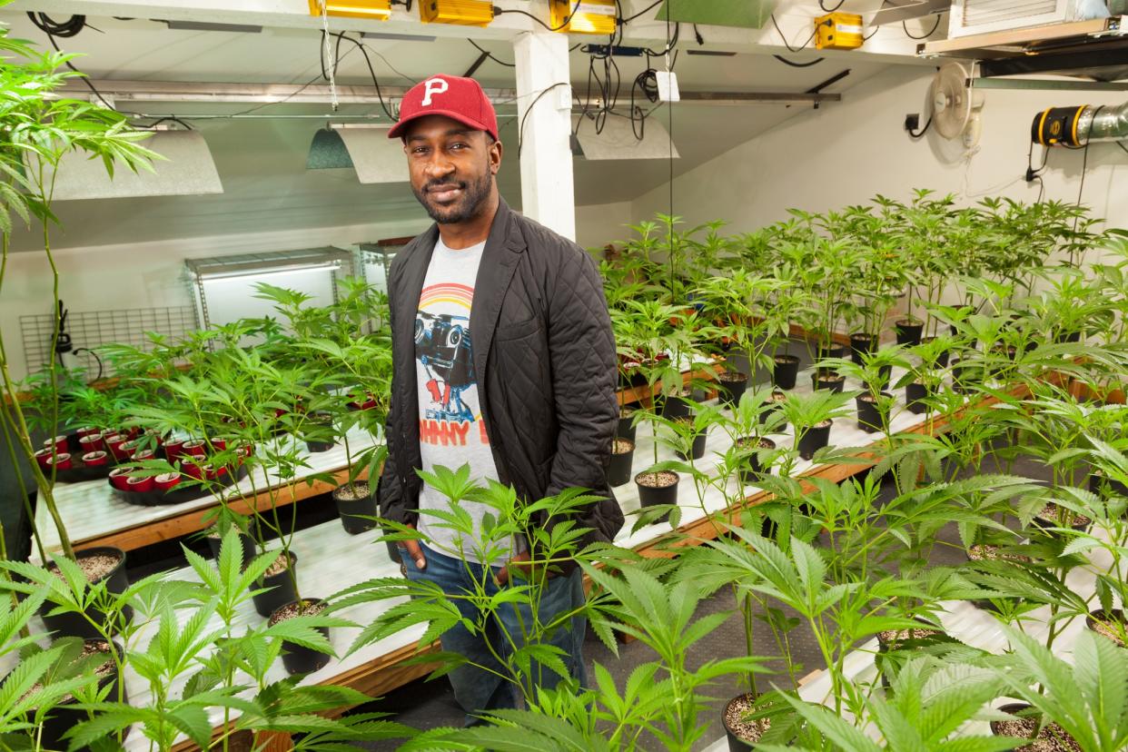 Jesce Horton is the owner of Panacea Valley Gardens, a cultivation center and boutique edibles line serving cannabis patients in Portland, Ore. (Photo: Robbie McClaran/Redux for Yahoo News)