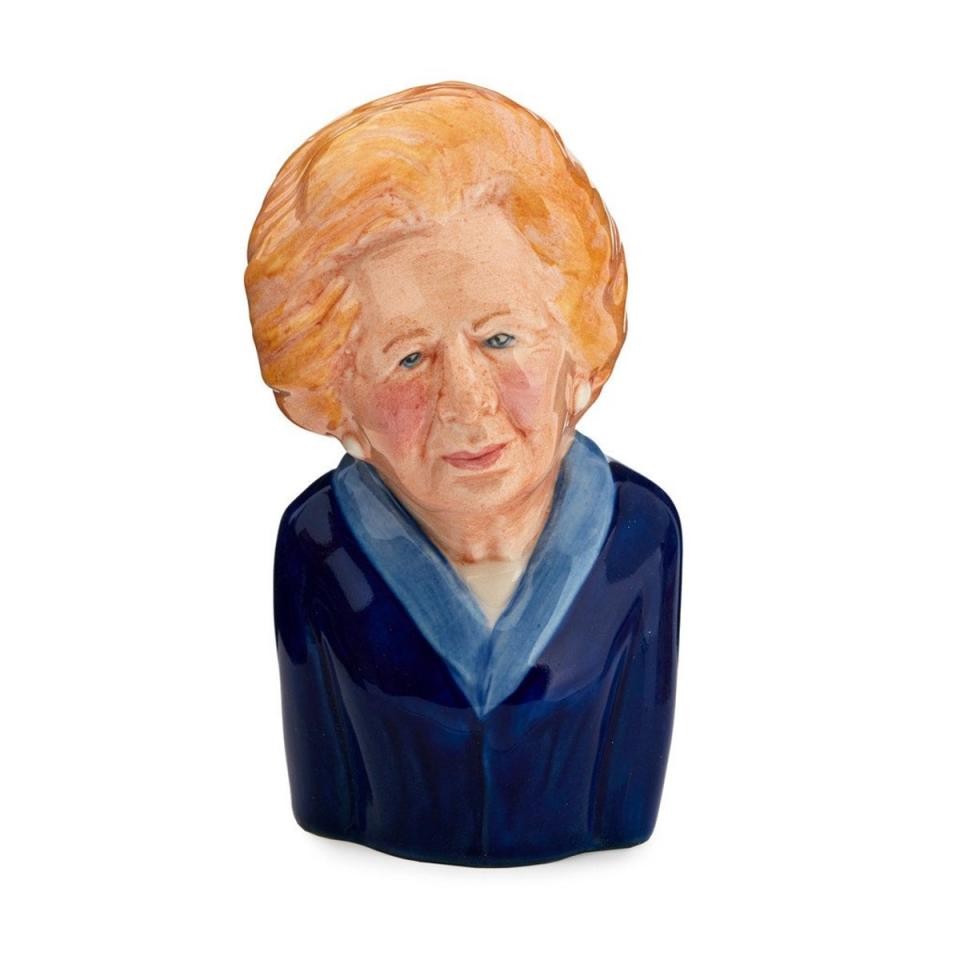 A Toby Jug depicting former prime minister Margaret Thatcher (UK Parliament Shop) (PA Media)