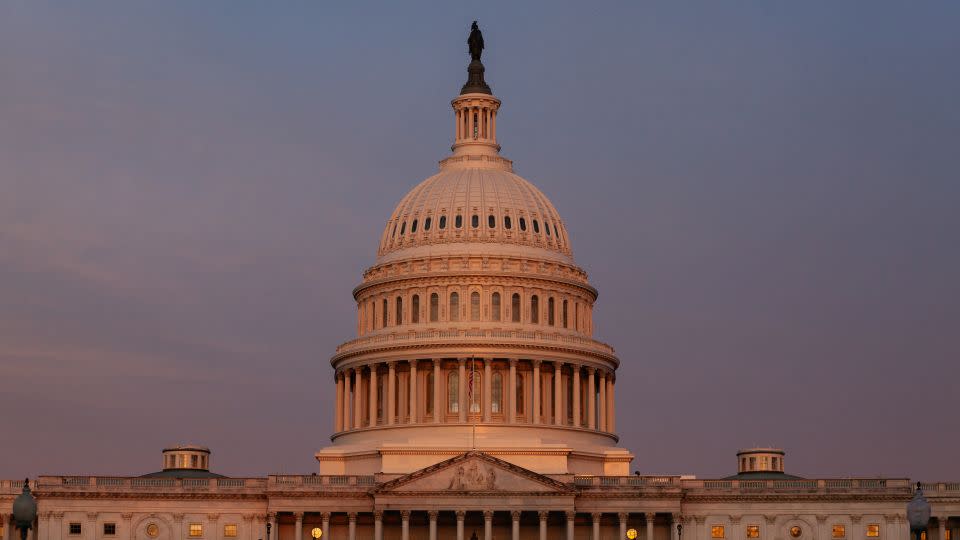 US President Biden and congressional Democrats have blamed Republicans on Capitol Hill for blocking legislation that would extend the ACP. - Allison Bailey/Middle East Images/AFP/Getty Images