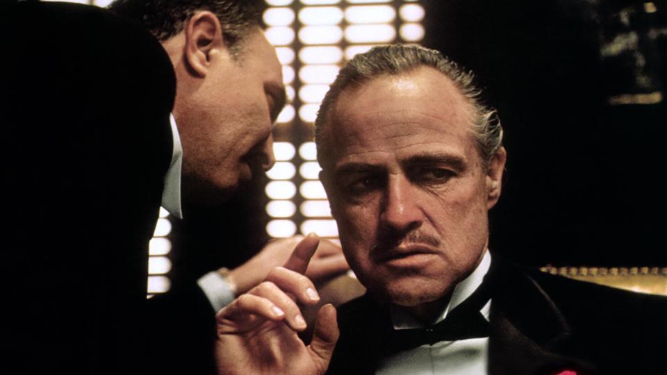  Marlon Brando in The Godfather. 