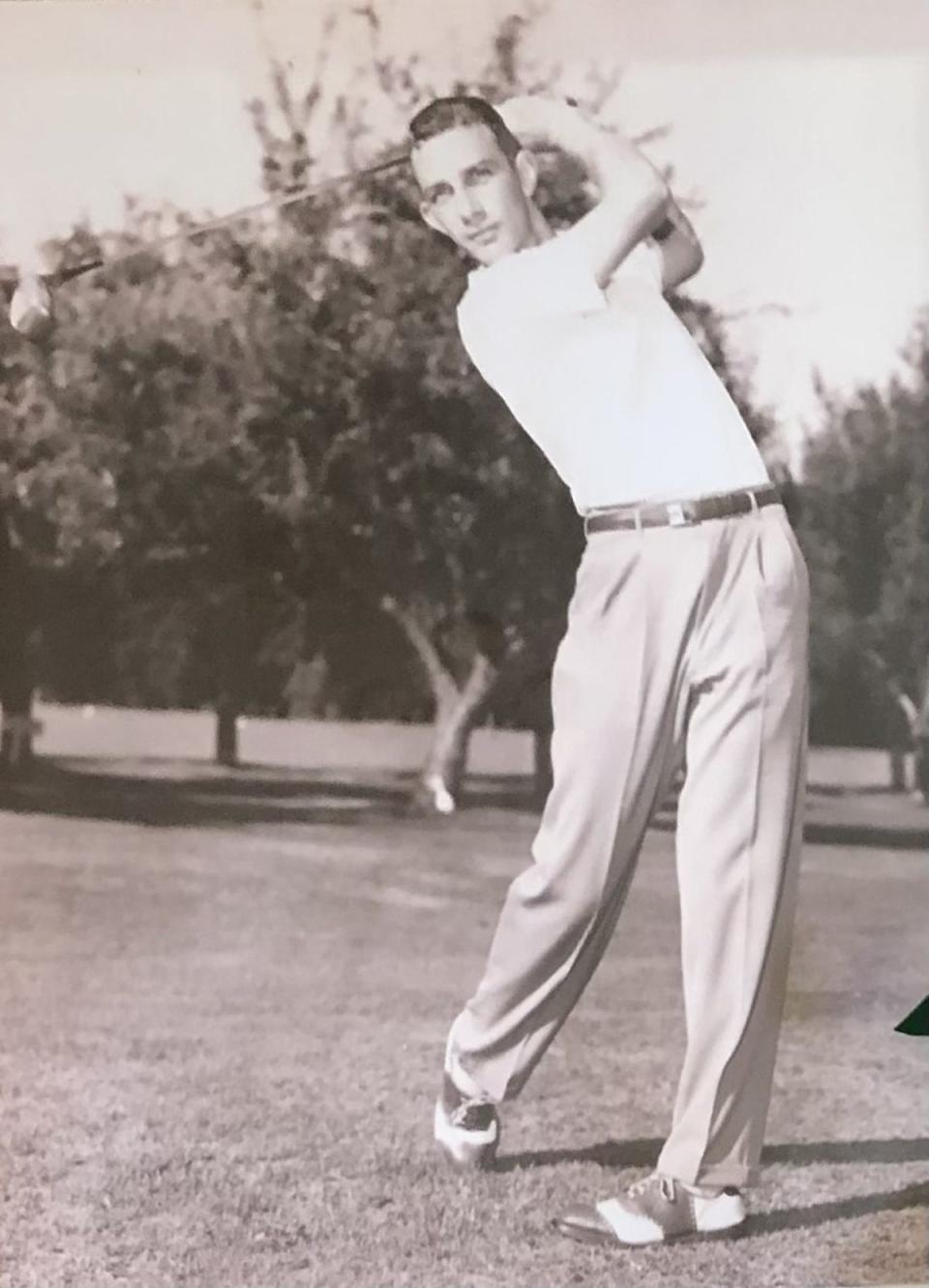 Buzz Edmonds first played golf as a high school student, and went on to win numerous tournaments and play in the inaugural U.S. Junior Amateur tournament, where he won the consolation bracket.