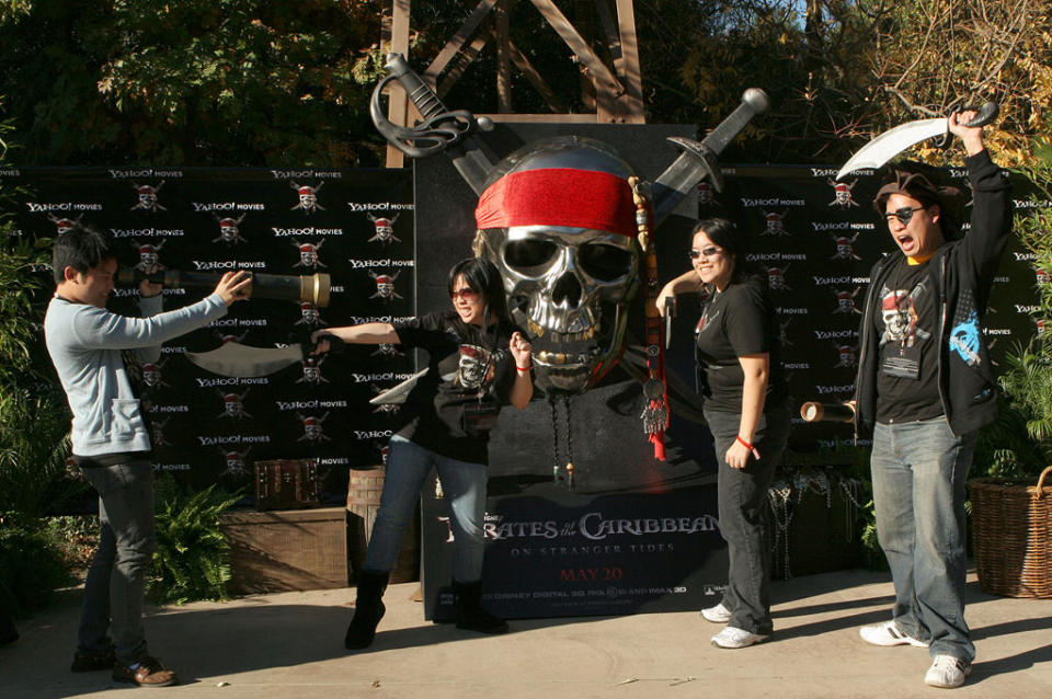 Pirates Fan day at Disneyland 2010