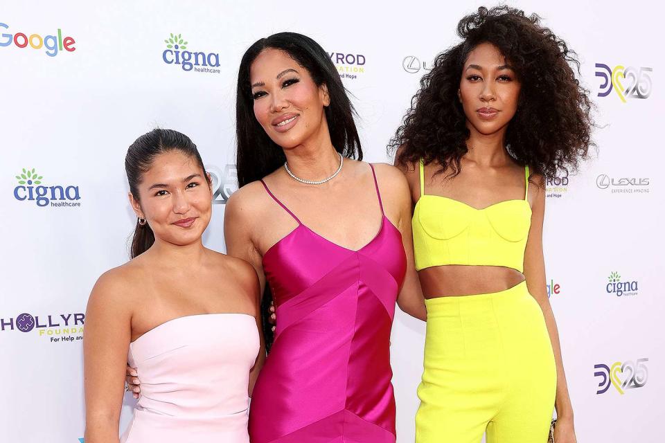 <p>Scott Kirkland/Shutterstock</p> Kimora Lee Simmons and her daughter Aoki