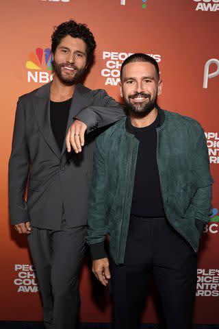 <p>Todd Williamson/NBC via Getty</p> Dan Smyers and Shay Mooney of Dan + Shay