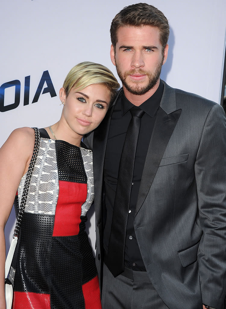 Miley Cyrus and Liam Hemsworth