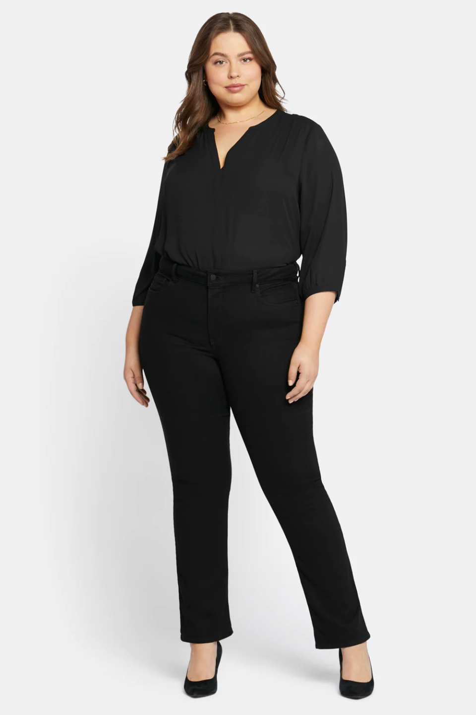 <p><a href="https://go.redirectingat.com?id=74968X1596630&url=https%3A%2F%2Fnydj.com%2Fcollections%2Fplus-size-jeans-clothing%2Fproducts%2Fmarilyn-straight-black-1&sref=https%3A%2F%2Fwww.oprahdaily.com%2Fstyle%2Fg23598227%2Fbest-plus-size-jeans%2F" rel="nofollow noopener" target="_blank" data-ylk="slk:Shop Now;elm:context_link;itc:0;sec:content-canvas" class="link ">Shop Now</a></p><p>Marilyn Slimming Panel Straight Jeans</p><p>NYDJ</p><p>$99.00</p><span class="copyright">NYDJ</span>