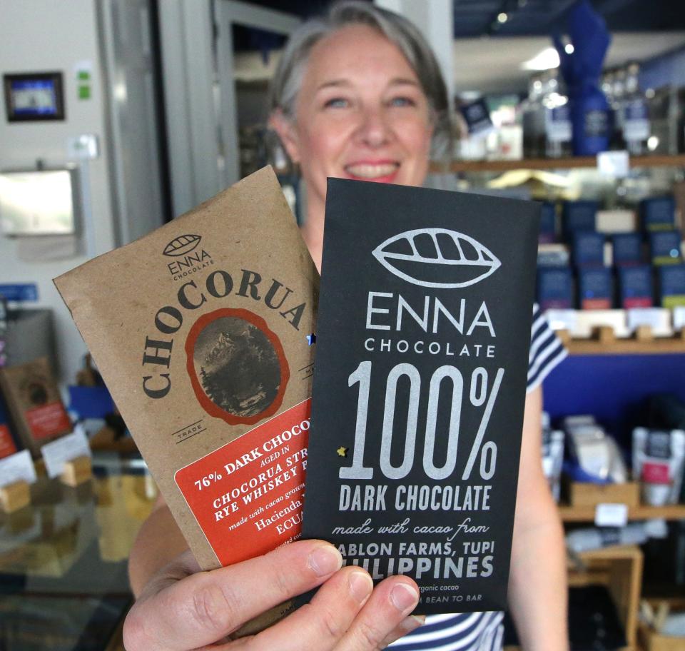 Enna Grazier of Enna Chocolate recently won two silver awards at the 2023 Americas Bean-to-Bar and Craft Chocolatier Competition.