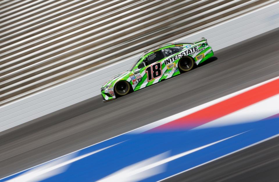 Kyle Busch was one of a few drivers who had issues in practice at Texas. (Getty)