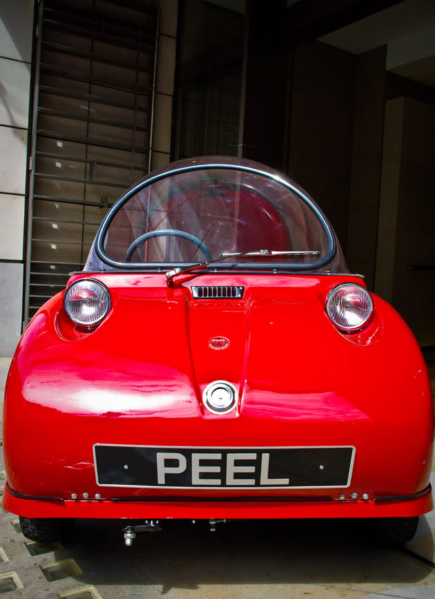 Production ceased in 1964 with only fifty Peel P50s ever being produced. In 2010, production of a replica version was started by a newly formed company, called Peel Engineering Ltd based in England.
