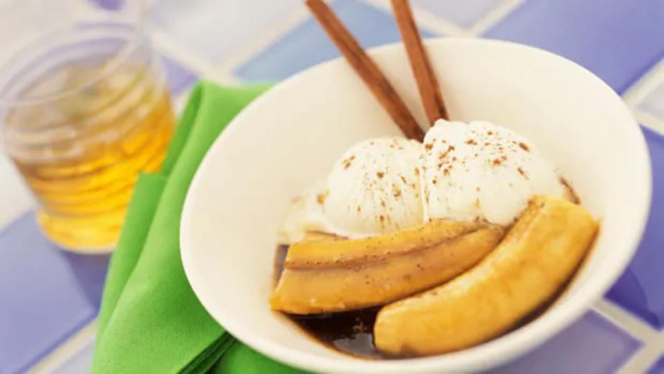 <p>Getty Images</p><p>This is a recipe that is timeless and a part of American food history. It is always impressive and easy to create at the last moment. <a href="https://parade.com/27864/epicurious/brennans-bananas-foster/" rel="nofollow noopener" target="_blank" data-ylk="slk:Get the recipe here.;elm:context_link;itc:0;sec:content-canvas" class="link ">Get the recipe here.</a></p><p><strong>Related: <a href="https://parade.com/843504/brendabennett/17-low-sugar-low-carb-banana-recipes-youll-flip-for/" rel="nofollow noopener" target="_blank" data-ylk="slk:17 Low-Sugar Low-Carb Banana Recipes You'll Flip For;elm:context_link;itc:0;sec:content-canvas" class="link ">17 Low-Sugar Low-Carb Banana Recipes You'll Flip For</a></strong></p>