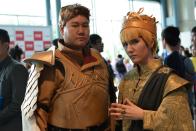 <p>Cosplayers at the Suntec Convention Centre for this year’s Anime Festival Asia Singapore. (Sharlene Sankaran/ Yahoo Singapore) </p>