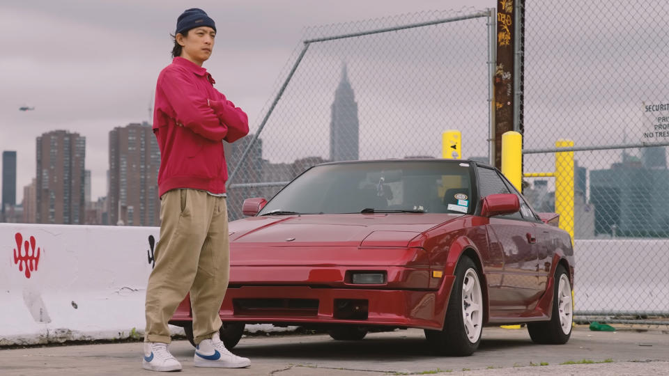 Stan Karr Yeung with his first-gen MR2.