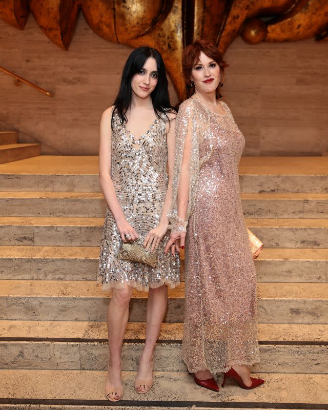 NEW YORK, NEW YORK – OCTOBER 24: (L-R) Mathilda Gianopoulos and Molly Ringwald attend the American Ballet Theatre Fall Gala at David H. Koch Theater at Lincoln Center on October 24, 2023 in New York City. (Photo by Dimitrios Kambouris/Getty Images for American Ballet Theatre)