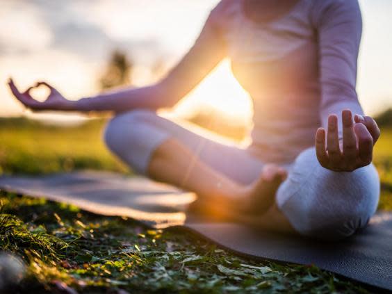 Wellness blogs promote methods like meditation as a means of self-care (iStock)