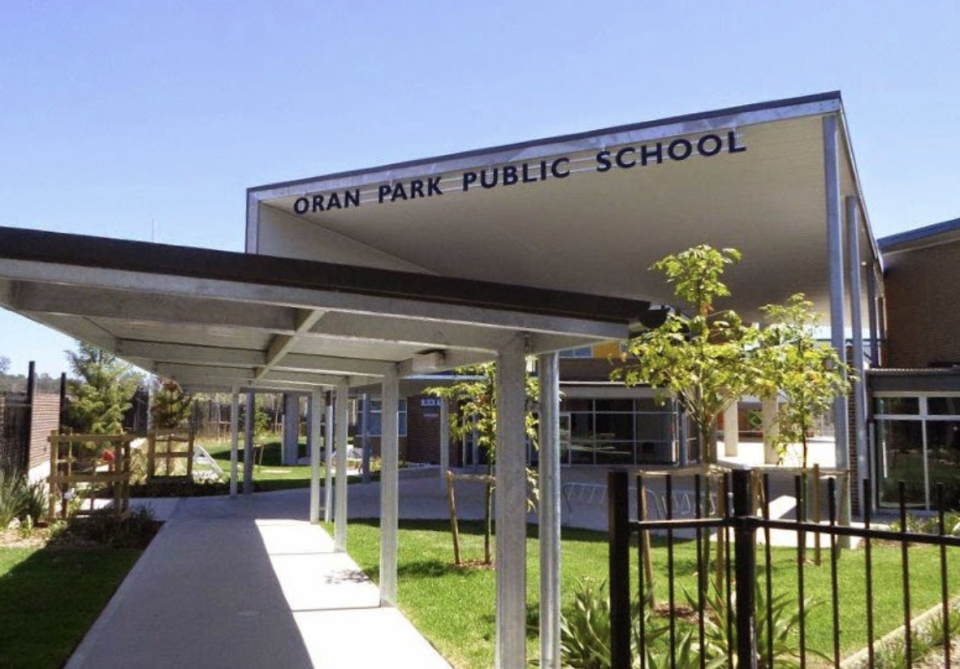 Oran Park Public School in Sydney’s south-west. Source: Google