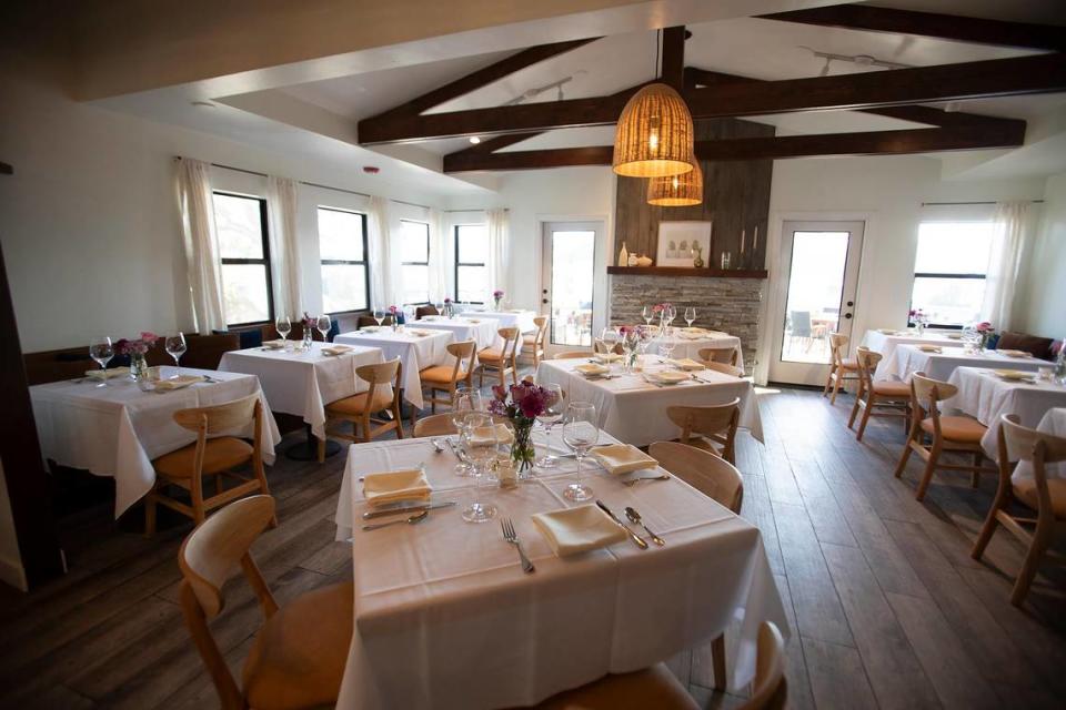 The main dining room of Mirazur Restaurant in Los Osos overlooks the bay. Laura Dickinson/ldickinson@thetribunenews.com