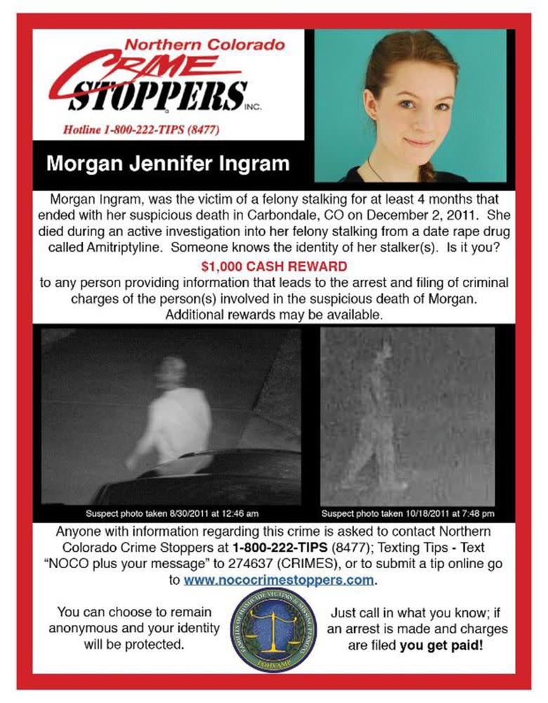 Morgan Ingram CrimeStoppers poster | Colorado Crime Stoppers