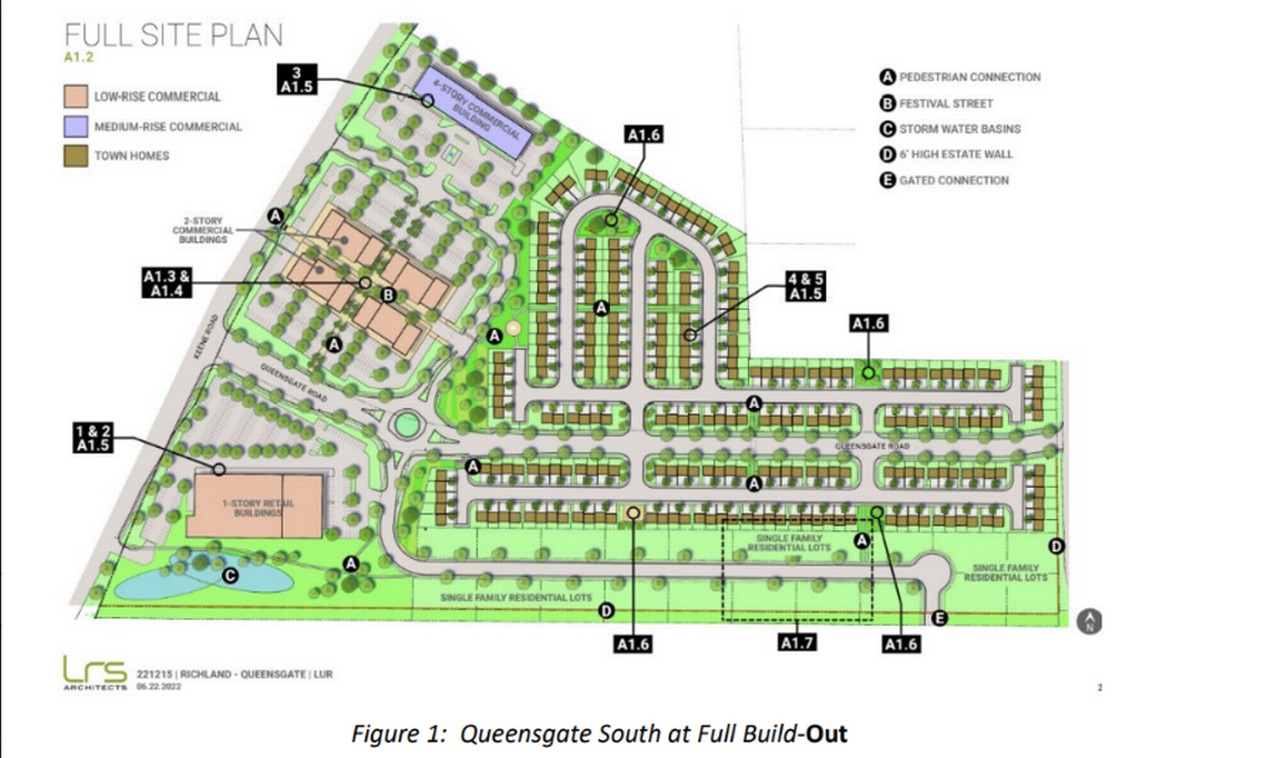 Terraces at Queensgate will bring homes, commercial development to south Richland.