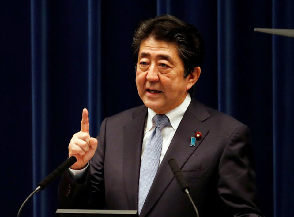 Japan’s prime minister Shinzo Abe – the country’s business federation has raised concerns over Brexit uncertainty. Photo: Kim Kyung-Hoon/Reuters