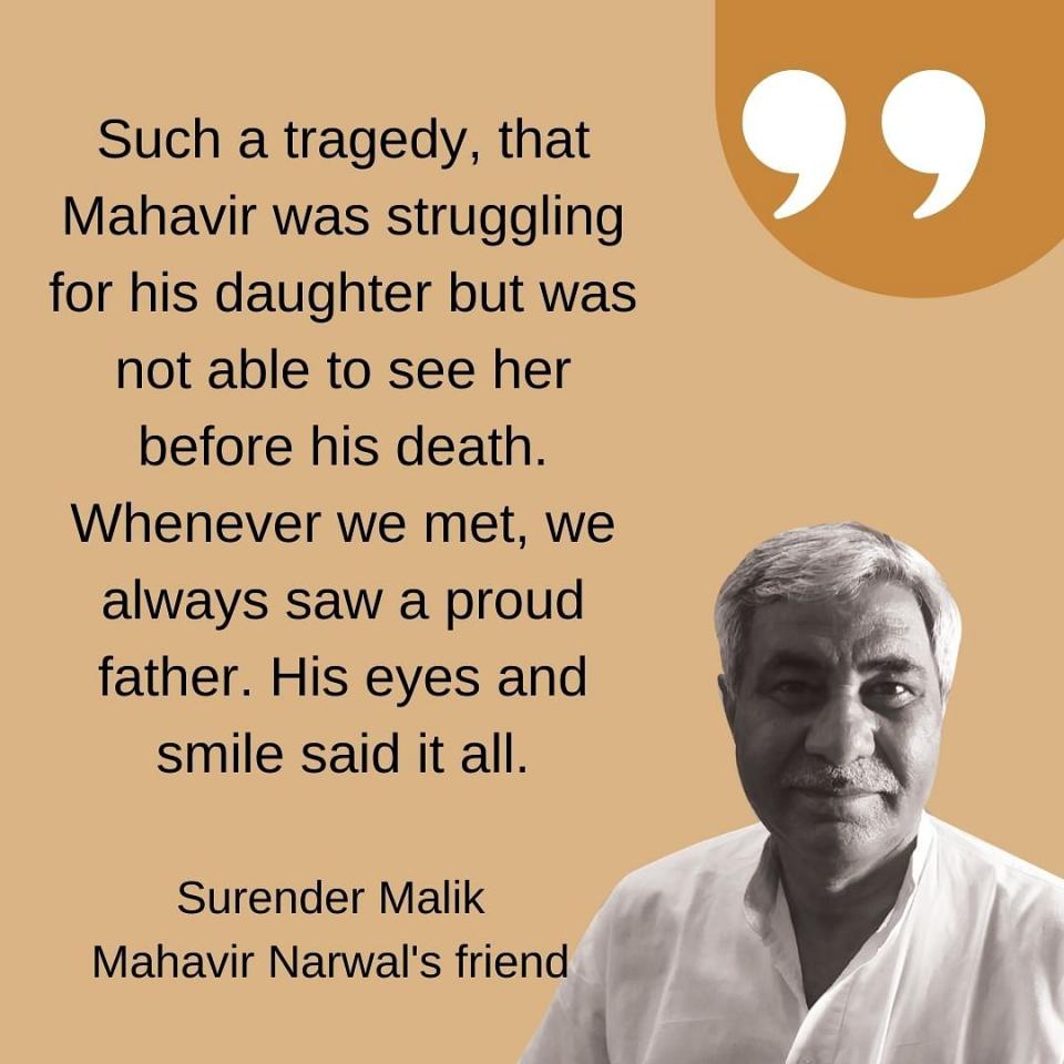 Malik, who is also the state secretary of CPIM-M, remembers the exact moment that the call was taken to get hospitalise Mahavir.