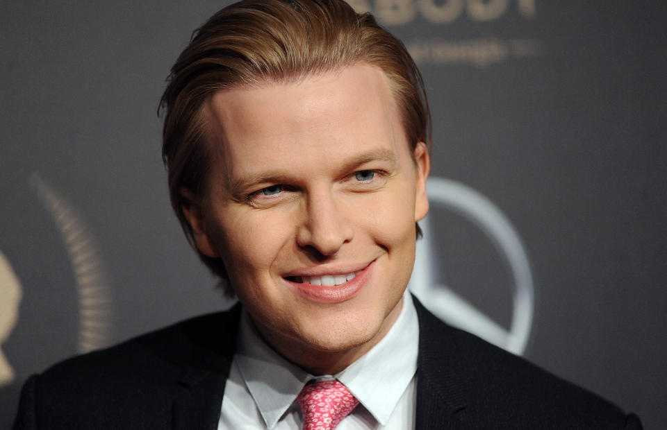 FILE - In this May 18, 2019, file photo, Peabody Awards host Ronan Farrow attends the 78th annual Peabody Awards red carpet at Cipriani Wall Street in New York. Farrow is on a publicity tour for his book, "Catch and Kill," in which he outlines his view of roadblocks NBC News set up that led him to take his Harvey Weinstein story to the New Yorker. (Photo by Brad Barket/Invision/AP, File)