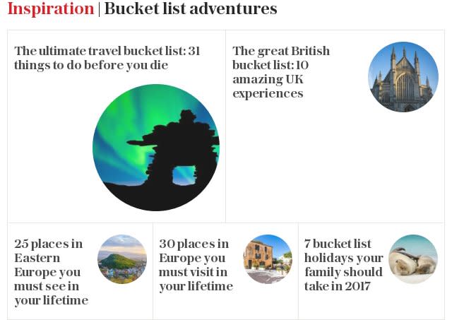 Inspiration | Bucket list adventures