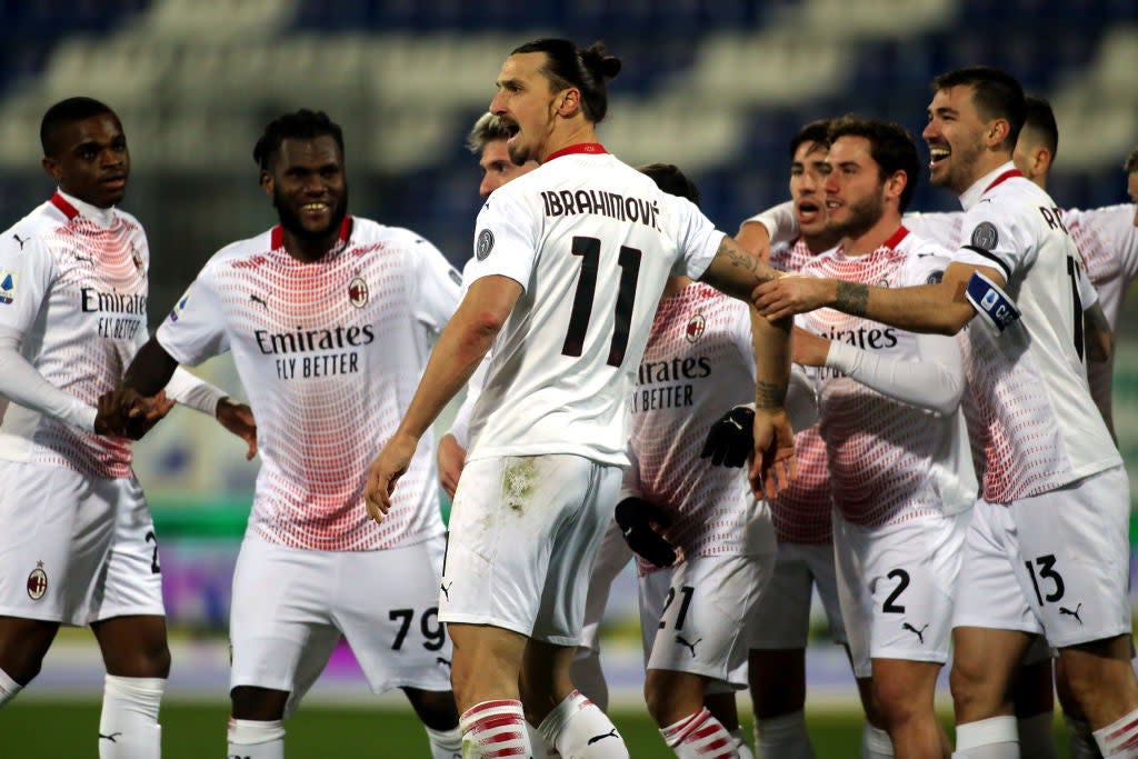 AC Milan celebrate (Getty Images)