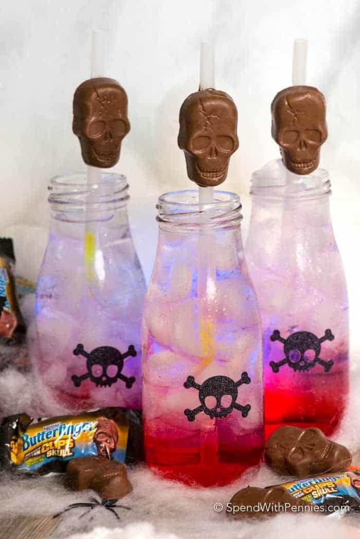 7) Glow-in-the-Dark Skeleton Juice