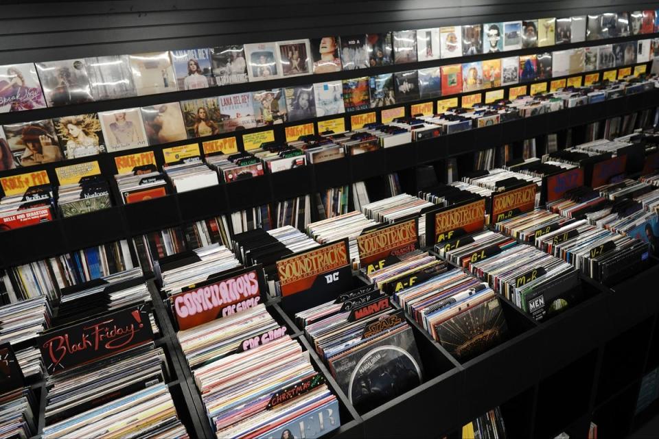 Inside the new HMV store (PA)