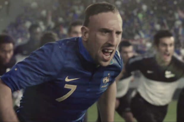 Franck Ribéry aura été accompagné dans sa carrière par Nike. Les deux ont signés des campagnes commerciales devenues mémorables.