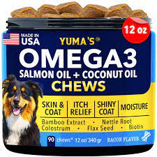 Yuma Omega 3 for Dogs, Allergy and Dog Itch Relief